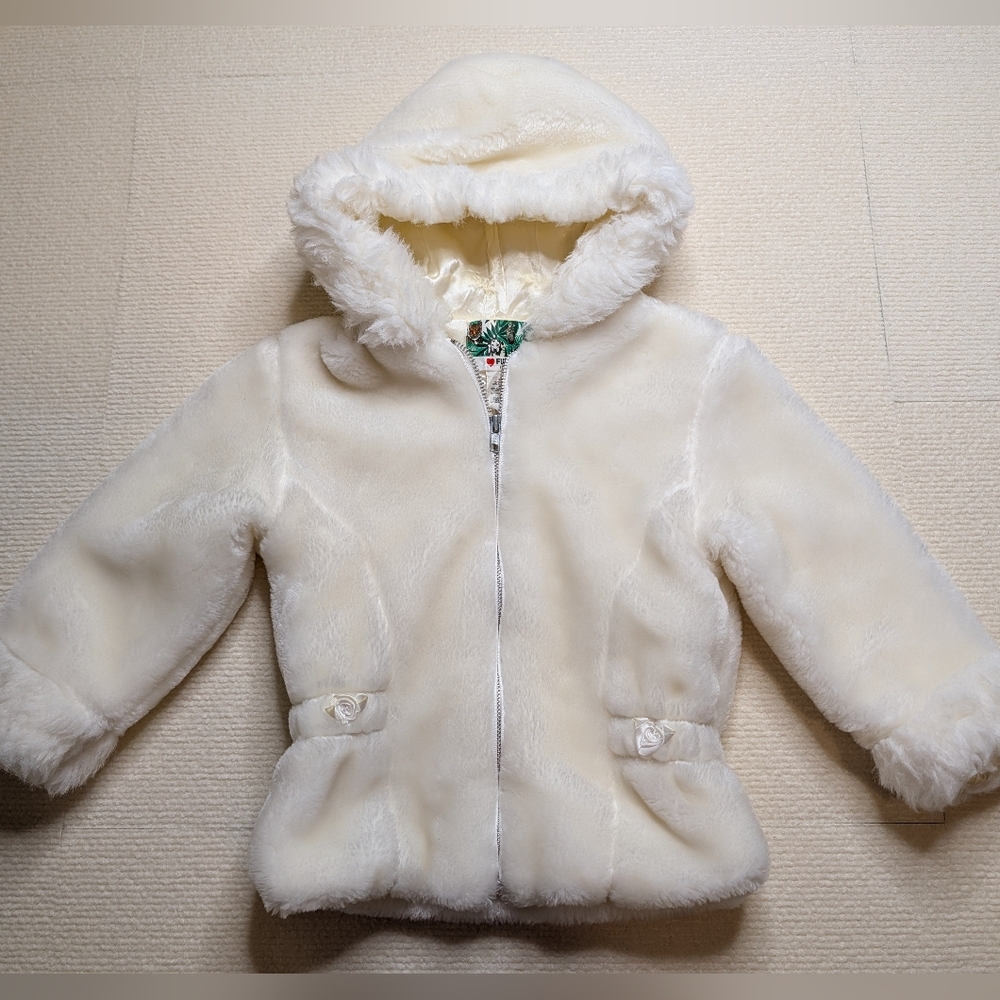 Fun Fur By Skyline Girl's Vintage Hooded Coat